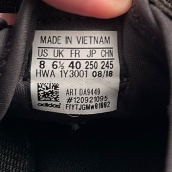 Adidas Cloudfoam QT-Flex black running sneakers - Picture 4 of 8